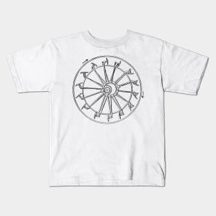 steamboat paddle wheel Kids T-Shirt